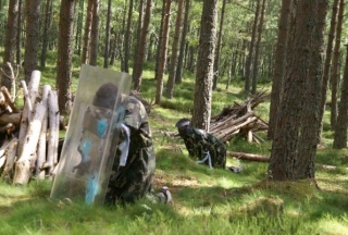 Hiding behind the shield